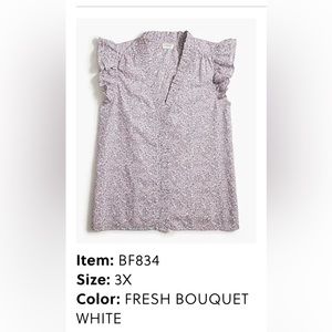 Like new Jcrew Floral Top